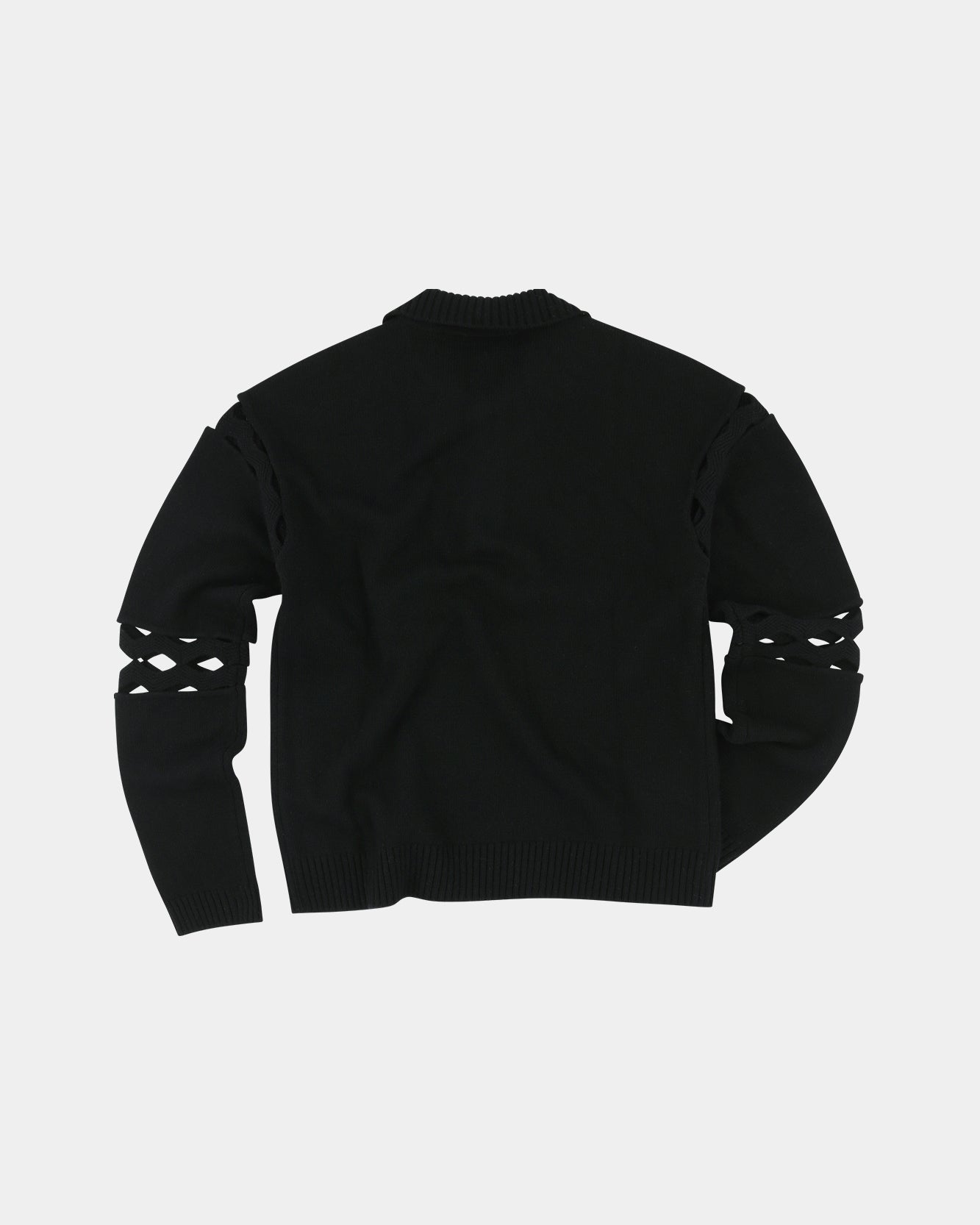 Andersson Bell CUT OUT POLO SWEATER atb1158m(BLACK)