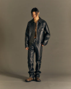Andersson Bell DRESZEN LEATHER PANTS apa674m(BLACK)