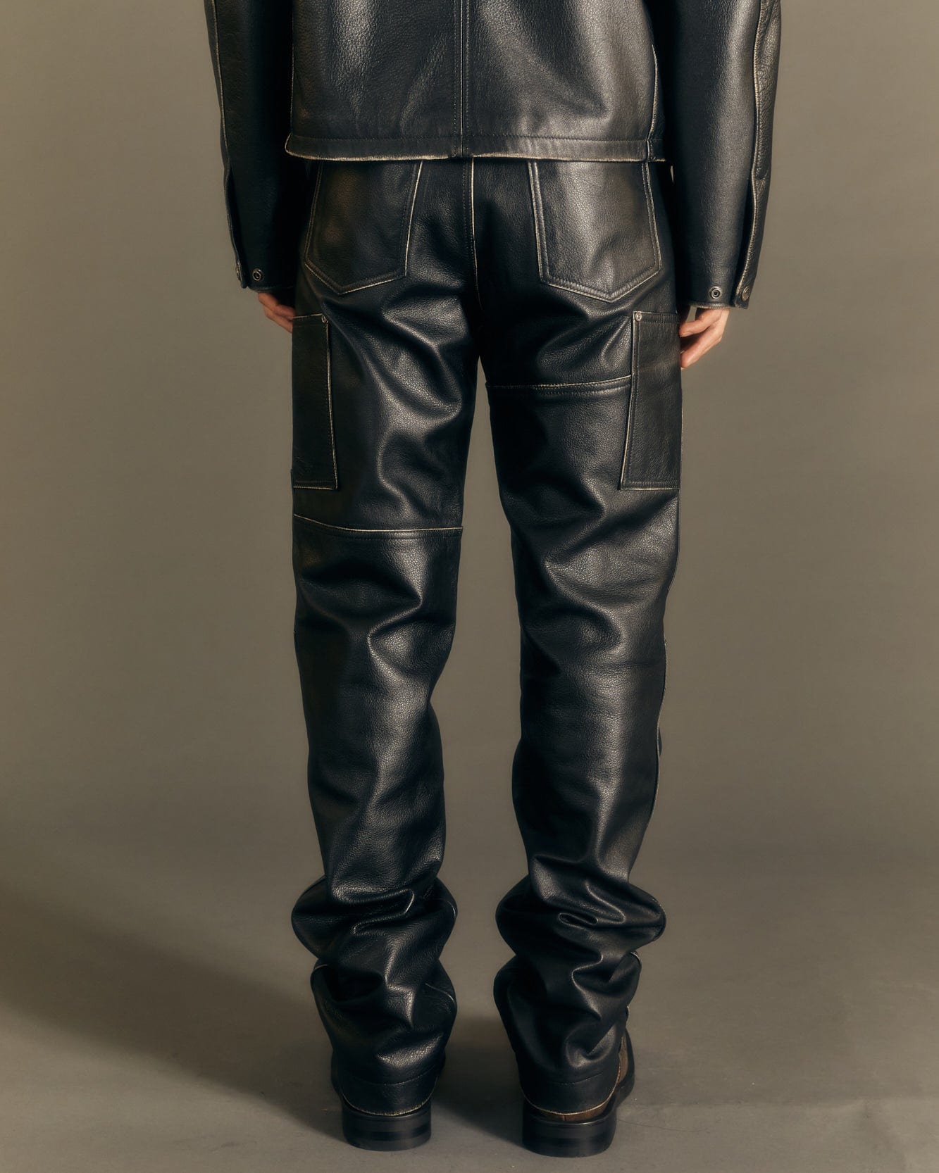 Andersson Bell DRESZEN LEATHER PANTS apa674m(BLACK)