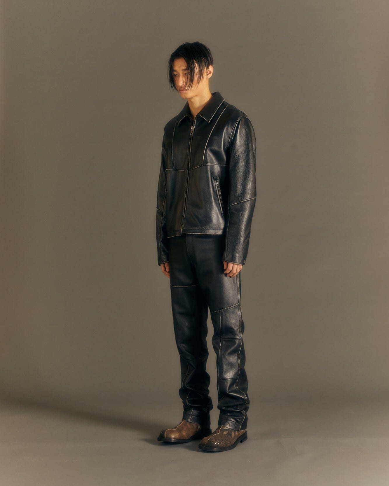 Andersson Bell DRESZEN LEATHER PANTS apa674m(BLACK)