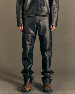 Andersson Bell DRESZEN LEATHER PANTS apa674m(BLACK)