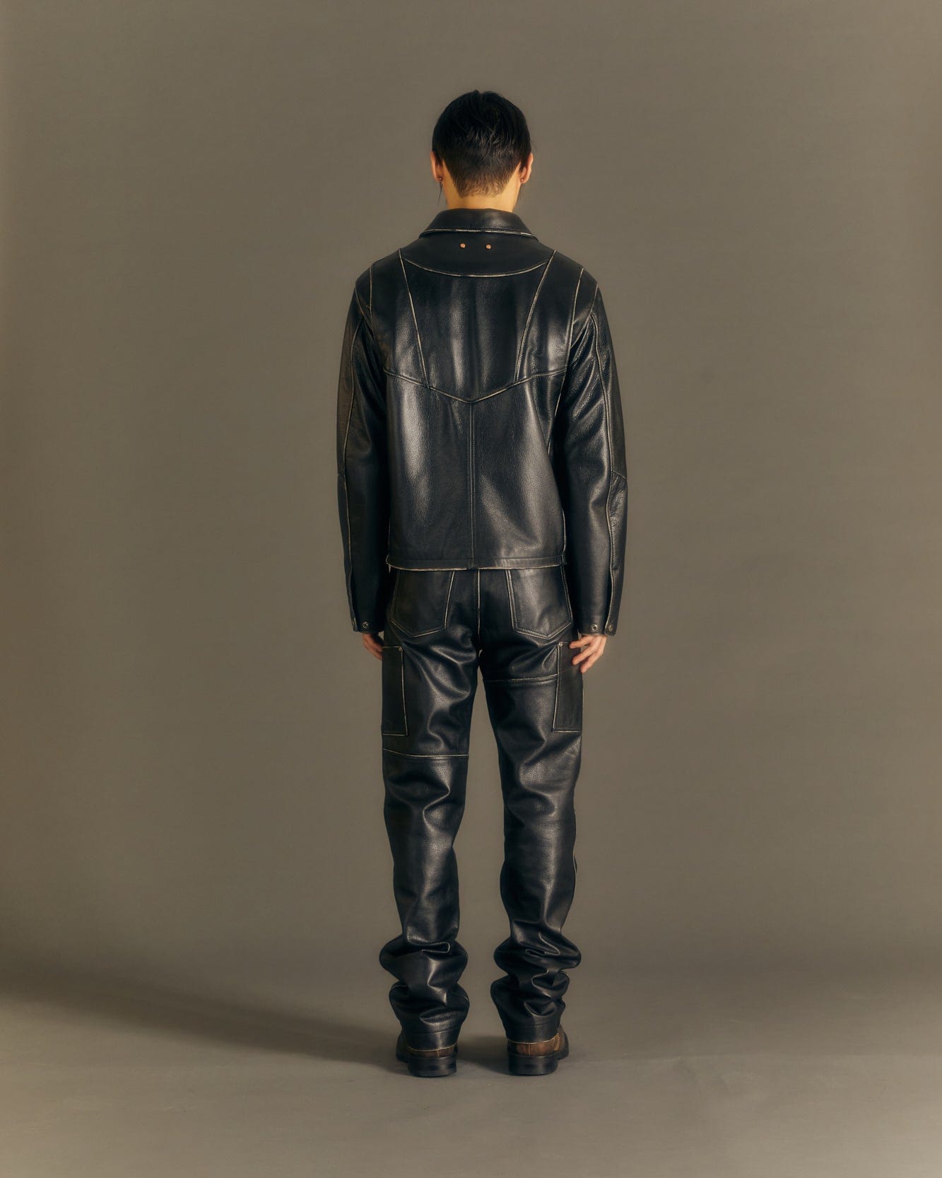 Andersson Bell DRESZEN LEATHER PANTS apa674m(BLACK)