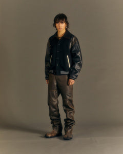 Andersson Bell DRESZEN LEATHER PANTS apa674m(BROWN)