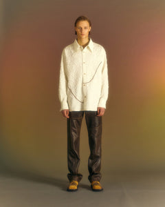 Andersson Bell DRESZEN LEATHER PANTS apa674m(BROWN)
