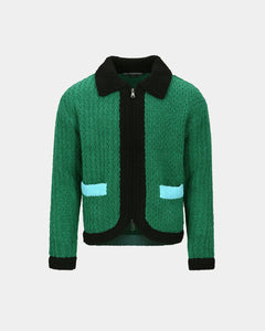 Andersson Bell ELASS COLOR BLOCK CARDIGAN atb1075m(GREEN)