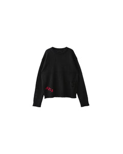 Andersson Bell (ESSENTIAL) ADSB KID MOHAIR CREW-NECK SWEATER atb1038m(BLACK)
