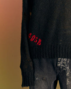 Andersson Bell (ESSENTIAL) ADSB KID MOHAIR CREW-NECK SWEATER atb1038m(BLACK)