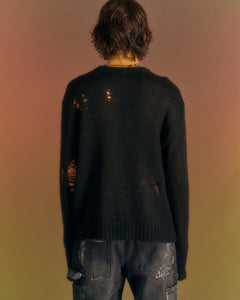 Andersson Bell (ESSENTIAL) ADSB KID MOHAIR CREW-NECK SWEATER atb1038m(BLACK)