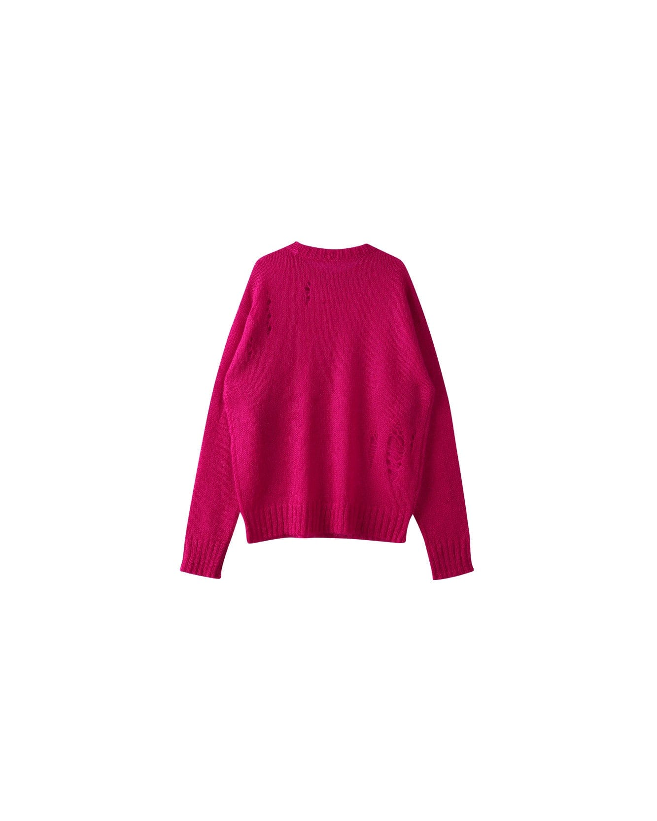 Andersson Bell (ESSENTIAL) ADSB KID MOHAIR CREW-NECK SWEATER atb1038m(CHERRY RED)