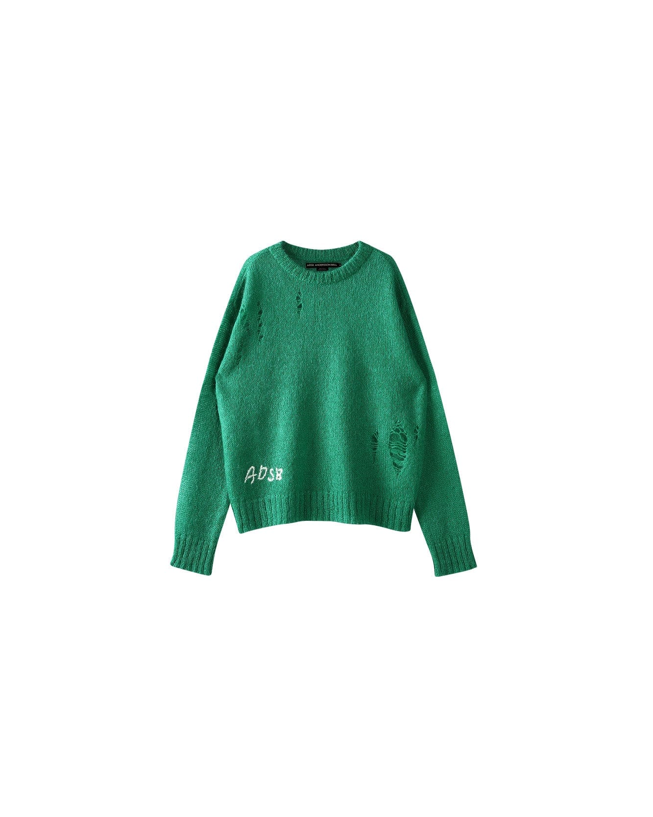 (ESSENTIAL) ADSB KID MOHAIR CREW-NECK SWEATER atb1038m(GREEN)