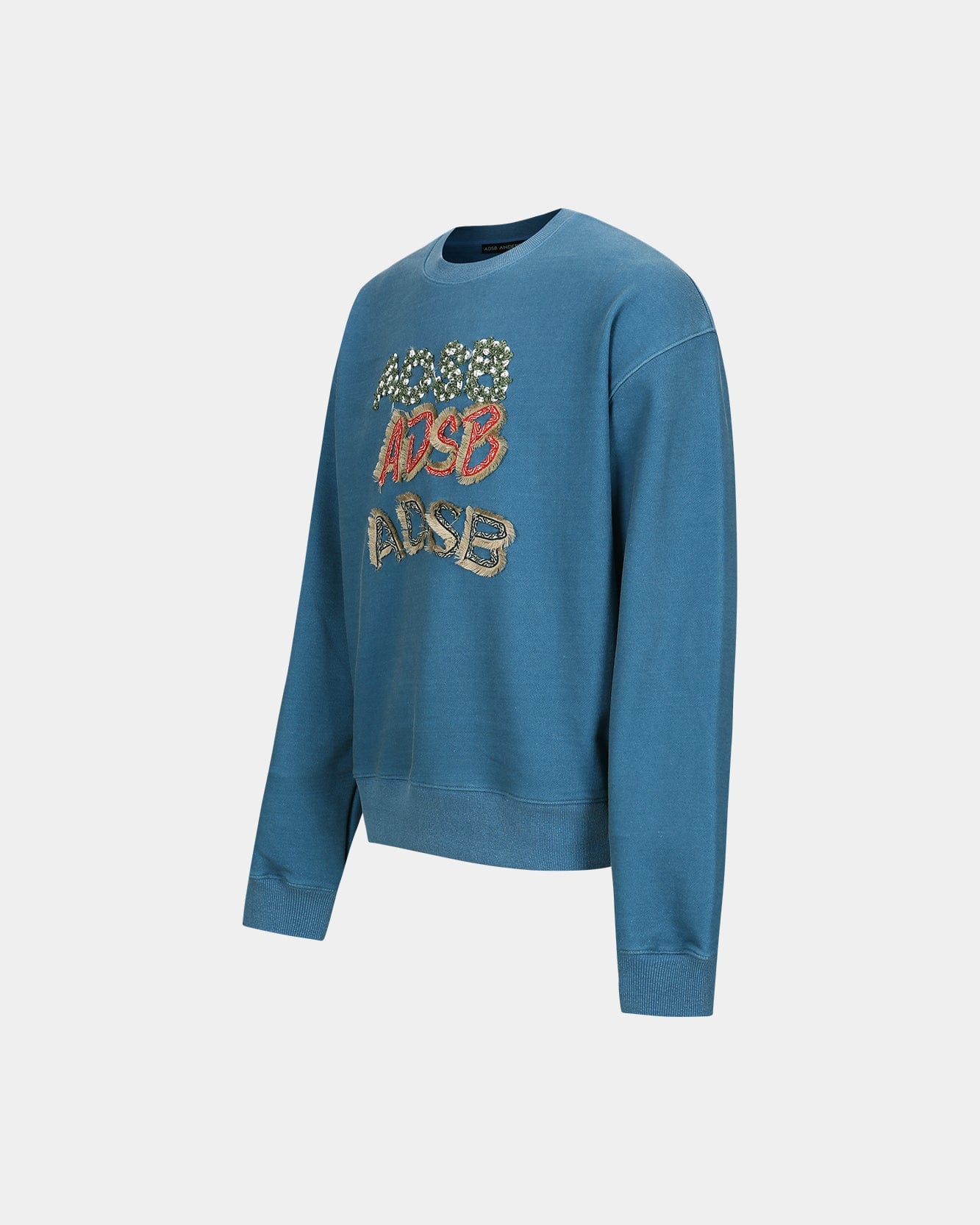 Andersson Bell (ESSENTIAL) ADSB PATCH LOGO SWEATSHIRT atb1085u(BLUE)_WOMEN