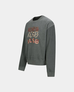 Andersson Bell (ESSENTIAL) ADSB PATCH LOGO SWEATSHIRT atb1085u(CHARCOAL)_WOMEN