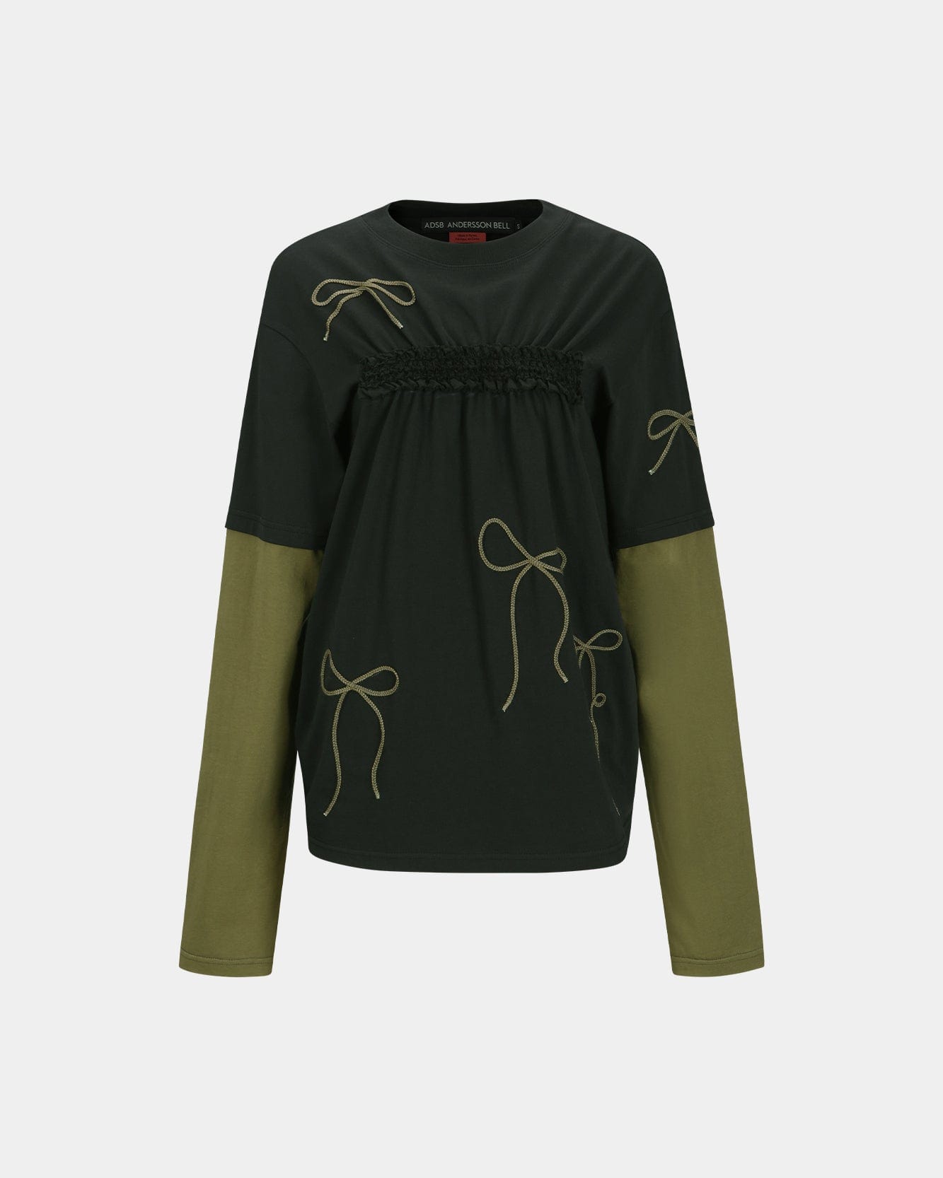 ESSENTIAL) FRILL T-SHIRTS atb1209w(BLACK) – Andersson Bell