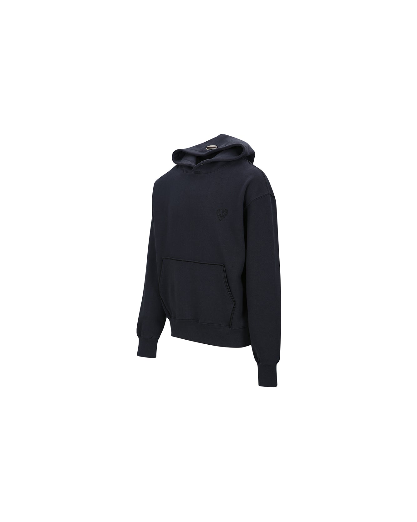 Andersson Bell (ESSENTIAL) UNISEX ADSB HEART HOODIE atb1040u(CHARCOAL)
