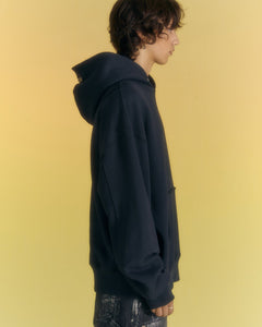 Andersson Bell (ESSENTIAL) UNISEX ADSB HEART HOODIE atb1040u(CHARCOAL)