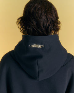 Andersson Bell (ESSENTIAL) UNISEX ADSB HEART HOODIE atb1040u(CHARCOAL)