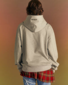 Andersson Bell (ESSENTIAL) UNISEX ADSB HEART HOODIE atb1040u(GREY)