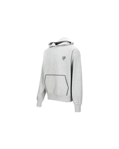 Andersson Bell (ESSENTIAL) UNISEX ADSB HEART HOODIE atb1040u(GREY)