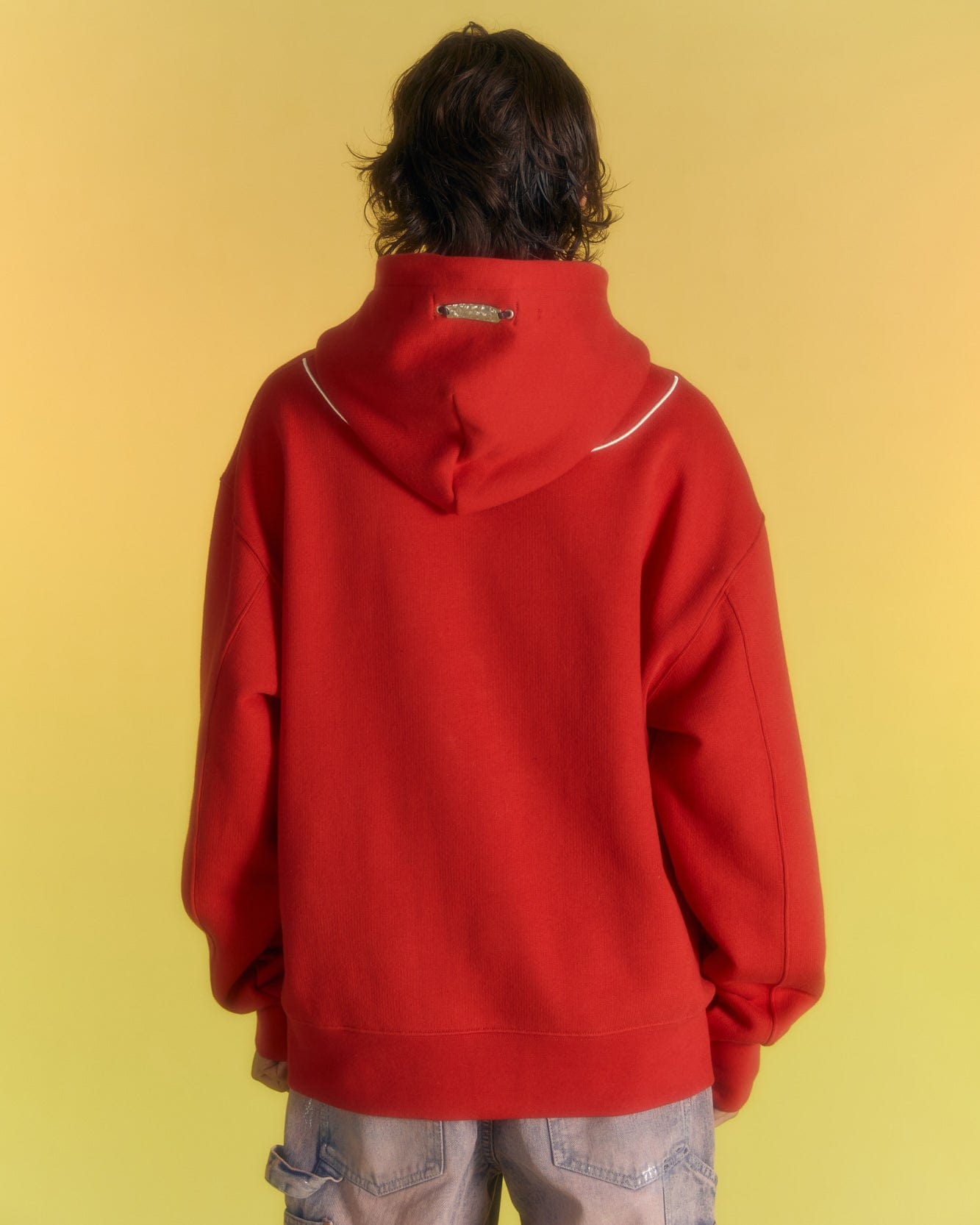 Andersson Bell (ESSENTIAL) UNISEX ADSB HEART HOODIE atb1040u(RED)