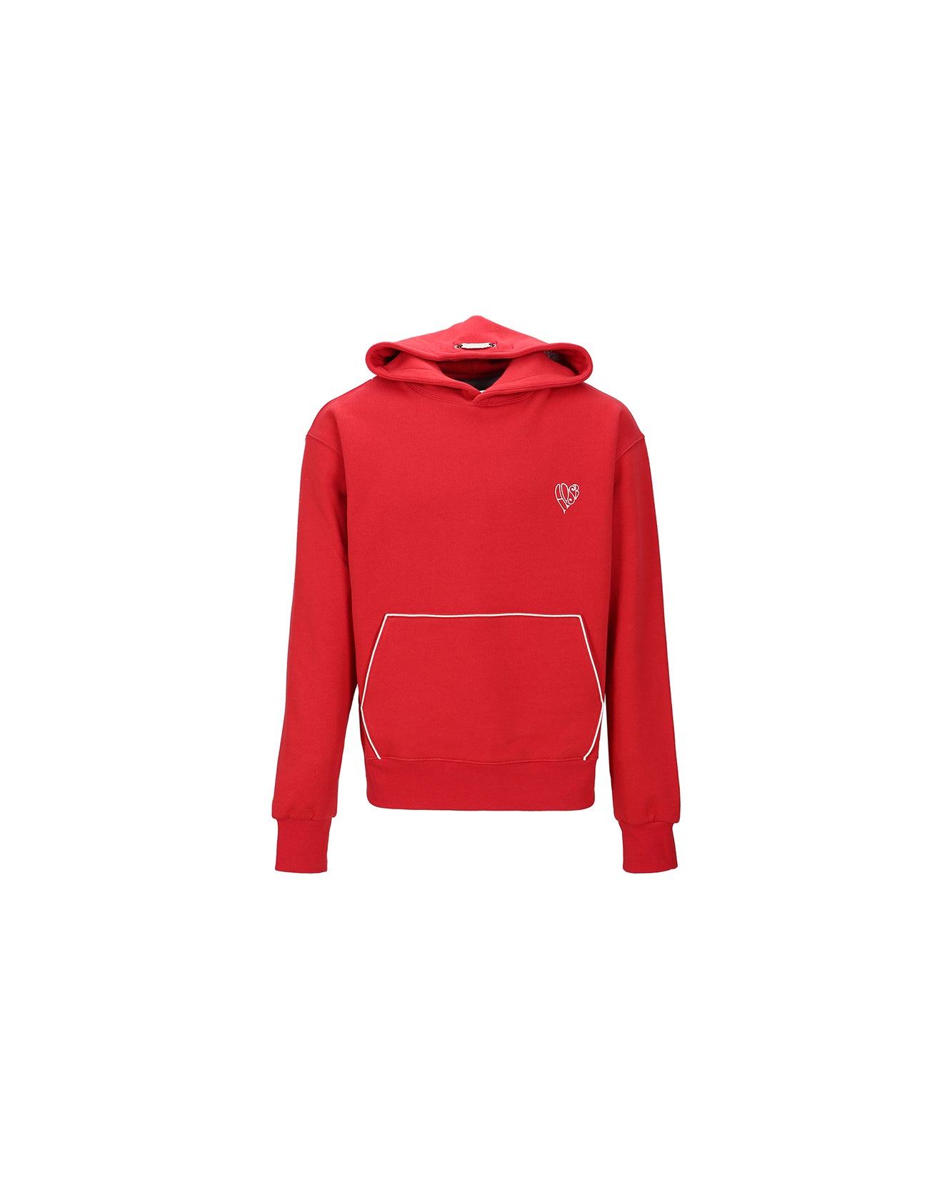 Andersson Bell (ESSENTIAL) UNISEX ADSB HEART HOODIE atb1040u(RED)