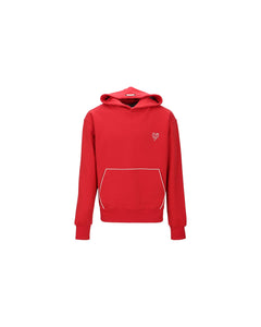 Andersson Bell (ESSENTIAL) UNISEX ADSB HEART HOODIE atb1040u(RED)