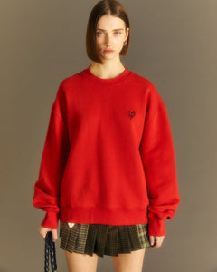 Andersson Bell (ESSENTIAL) UNISEX ADSB HEART SWEATSHIRTS atb1039u(RED)