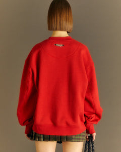 Andersson Bell (ESSENTIAL) UNISEX ADSB HEART SWEATSHIRTS atb1039u(RED)