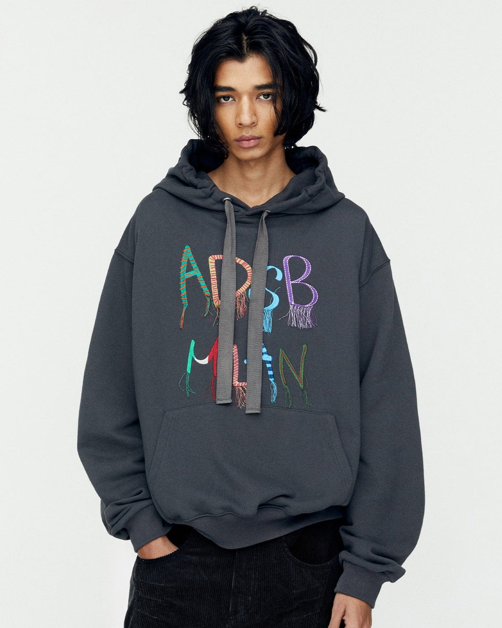 ★ANDERSSON BELL★ ADSB Big Logo Sweatshirt atb1302wOATMEAL WOMEN) ADSB BIG LOGO SWEATSHIRTS atb1302w(OATMEAL