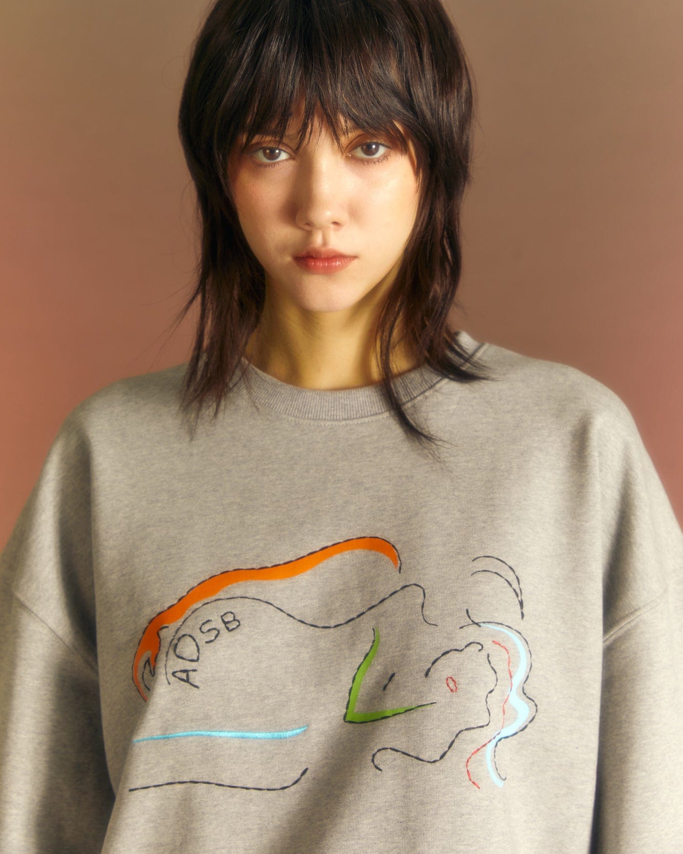 Andersson Bell (ESSENTIAL)UNISEX HOT SPRINGS SWEATSHIRTS atb1042u(GREY)