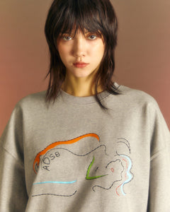 Andersson Bell (ESSENTIAL)UNISEX HOT SPRINGS SWEATSHIRTS atb1042u(GREY)