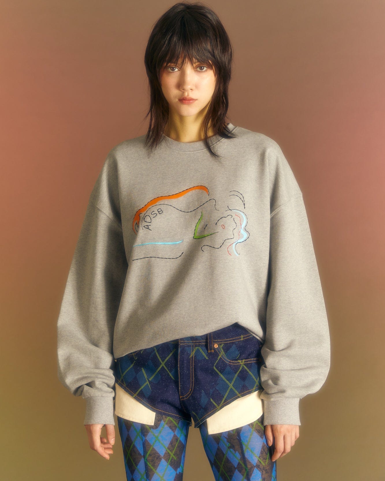 Andersson Bell (ESSENTIAL)UNISEX HOT SPRINGS SWEATSHIRTS atb1042u(GREY)