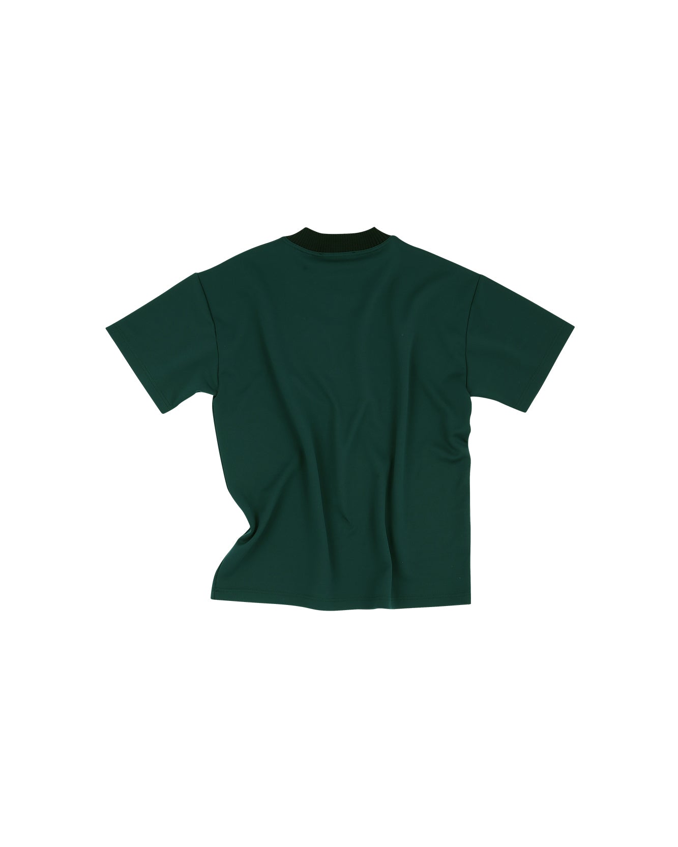 Andersson Bell (ESSENTIAL) UNISEX LOGO EMBROIDERY PONTE T-SHIRTS atb902u(GREEN)