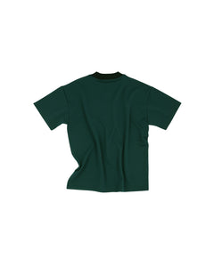 Andersson Bell (ESSENTIAL) UNISEX LOGO EMBROIDERY PONTE T-SHIRTS atb902u(GREEN)
