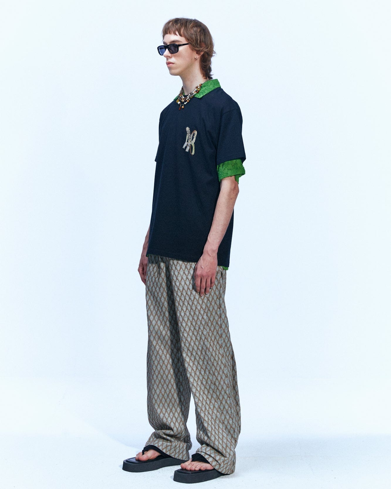 Andersson Bell (ESSENTIAL) UNISEX NEW AB PRINT T-SHIRTS atb897u(BLACK)