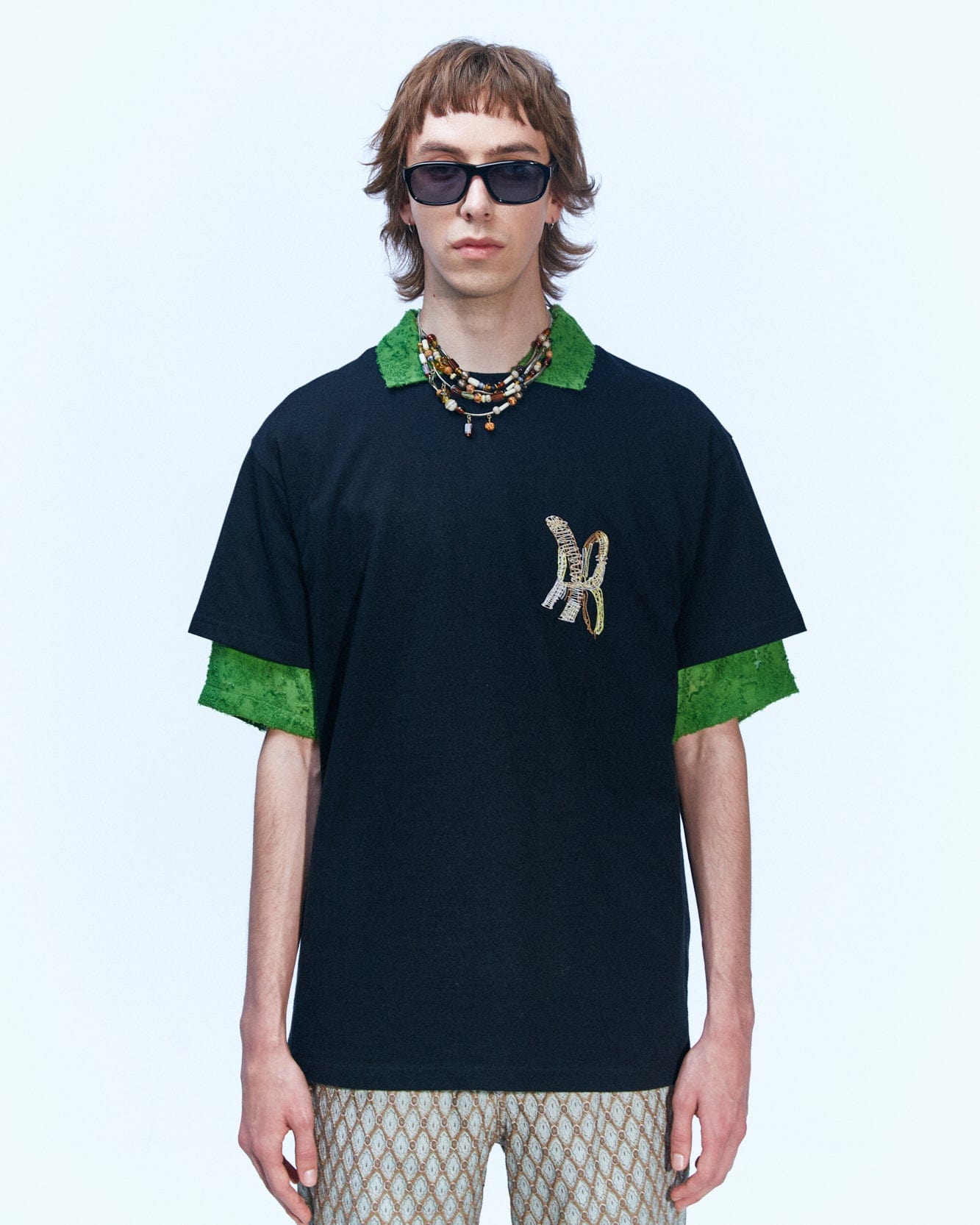 Andersson Bell (ESSENTIAL) UNISEX NEW AB PRINT T-SHIRTS atb897u(BLACK)