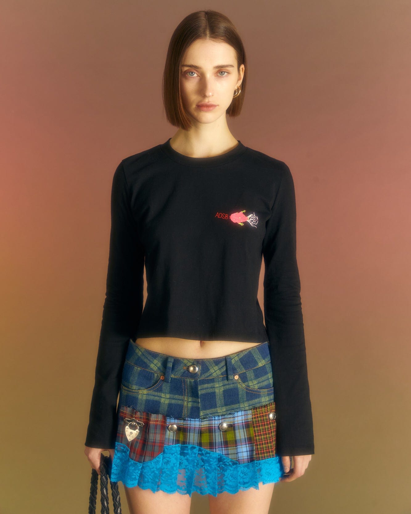Andersson Bell (ESSENTIAL) (WOMEN) CRAZY FISH T-SHIRTS atb1004w(BLACK)