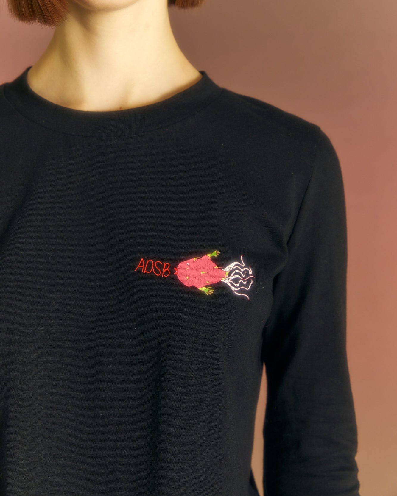 Andersson Bell (ESSENTIAL) (WOMEN) CRAZY FISH T-SHIRTS atb1004w(BLACK)
