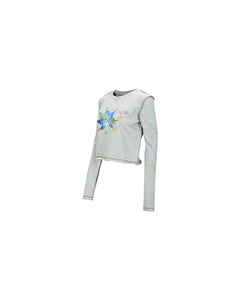 Andersson Bell (ESSENTIAL) (WOMEN) CRAZY FLOWER T-SHIRTS atb1003w(GREY)