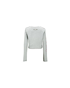 Andersson Bell (ESSENTIAL) (WOMEN) CRAZY FLOWER T-SHIRTS atb1003w(GREY)