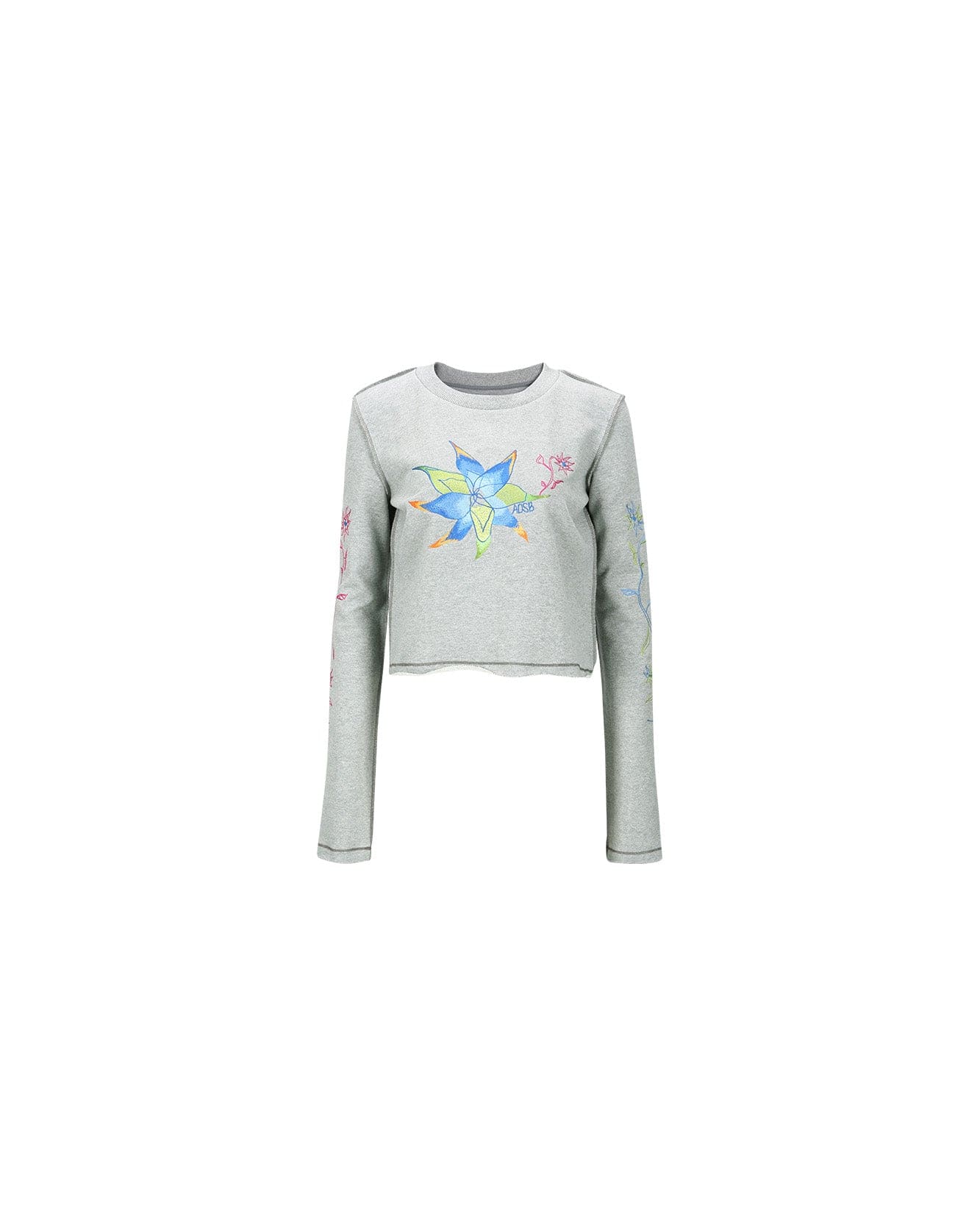 Andersson Bell (ESSENTIAL) (WOMEN) CRAZY FLOWER T-SHIRTS atb1003w(GREY)