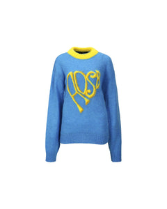 Andersson Bell (ESSENTIAL) (WOMEN) HEART ADSB SWEATER atb1005w(BLUE)