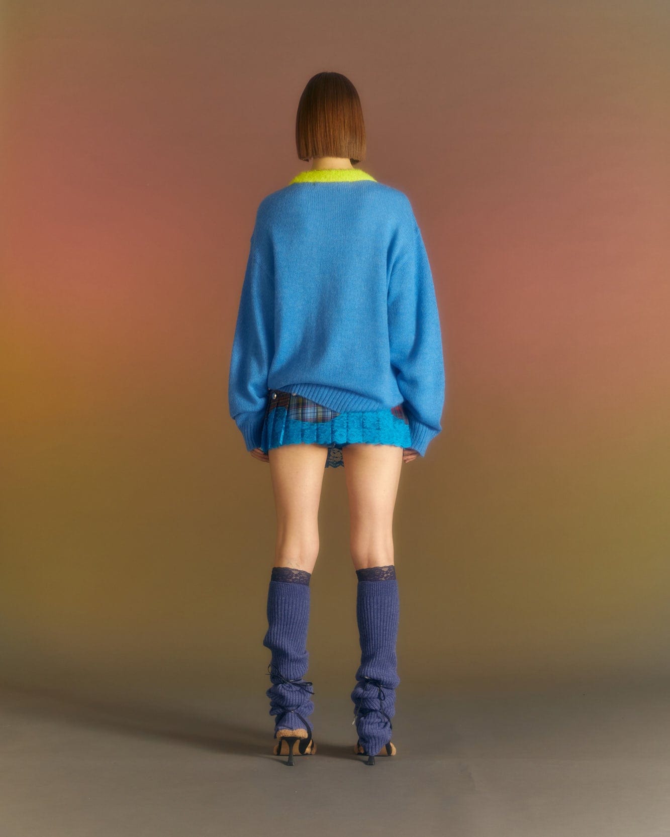 Andersson Bell (ESSENTIAL) (WOMEN) HEART ADSB SWEATER atb1005w(BLUE)