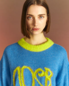 Andersson Bell (ESSENTIAL) (WOMEN) HEART ADSB SWEATER atb1005w(BLUE)