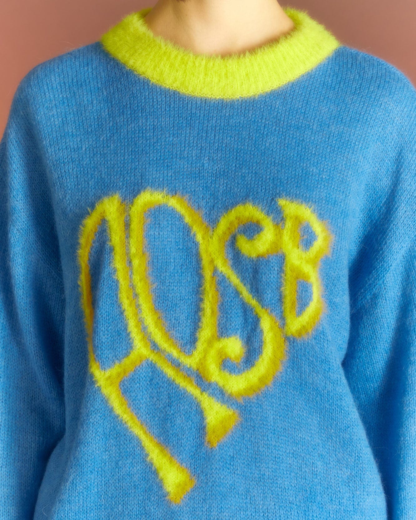 Andersson Bell (ESSENTIAL) (WOMEN) HEART ADSB SWEATER atb1005w(BLUE)