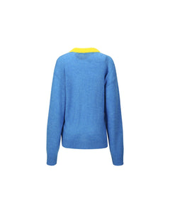 Andersson Bell (ESSENTIAL) (WOMEN) HEART ADSB SWEATER atb1005w(BLUE)