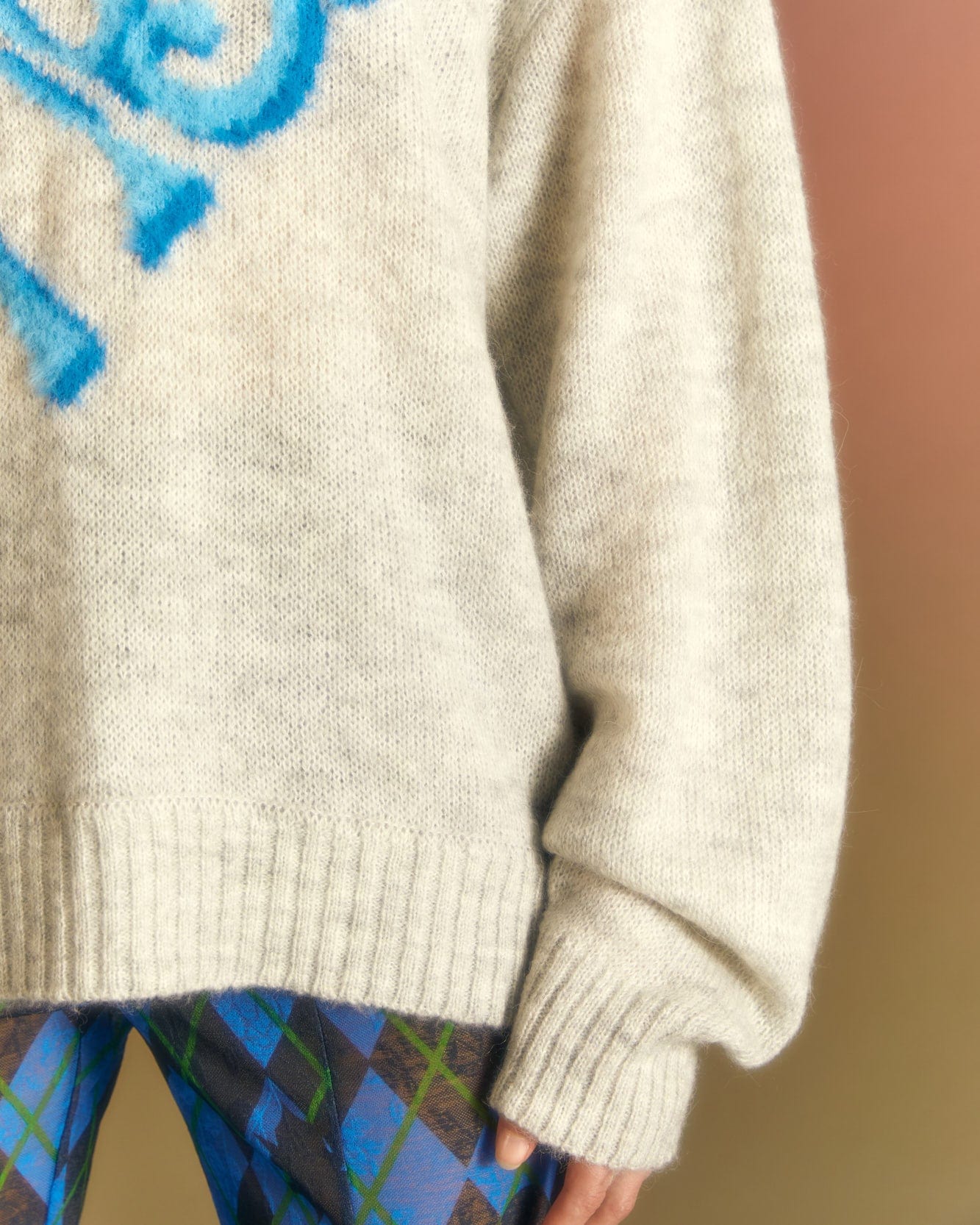 Andersson Bell (ESSENTIAL) (WOMEN) HEART ADSB SWEATER atb1005w(GREY)