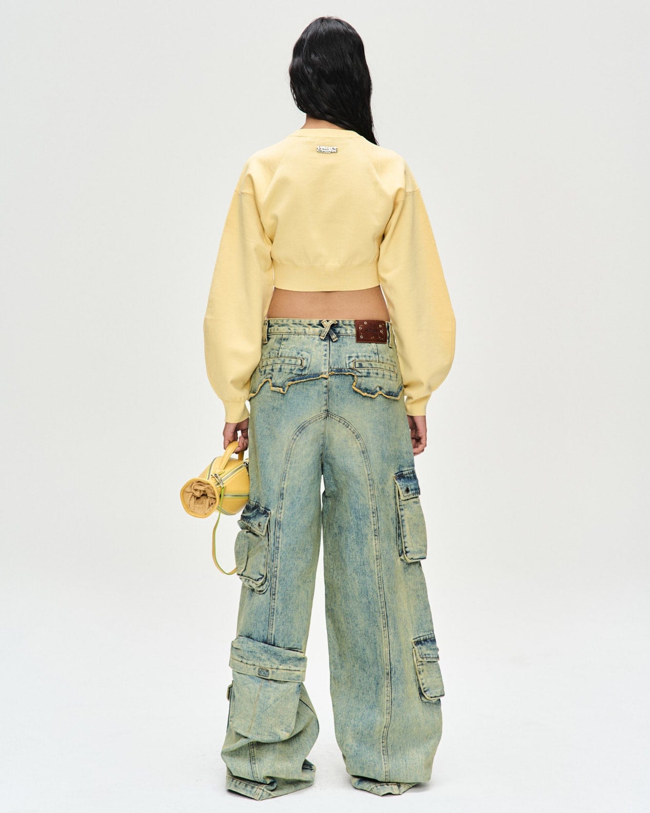 Andersson Bell (ESSENTIAL)(WOMEN) MINO SLIT KNIT PULL-OVER atb1122w(LEMON)
