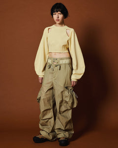 Andersson Bell (ESSENTIAL)(WOMEN) MINO SLIT KNIT PULL-OVER atb1122w(LEMON)