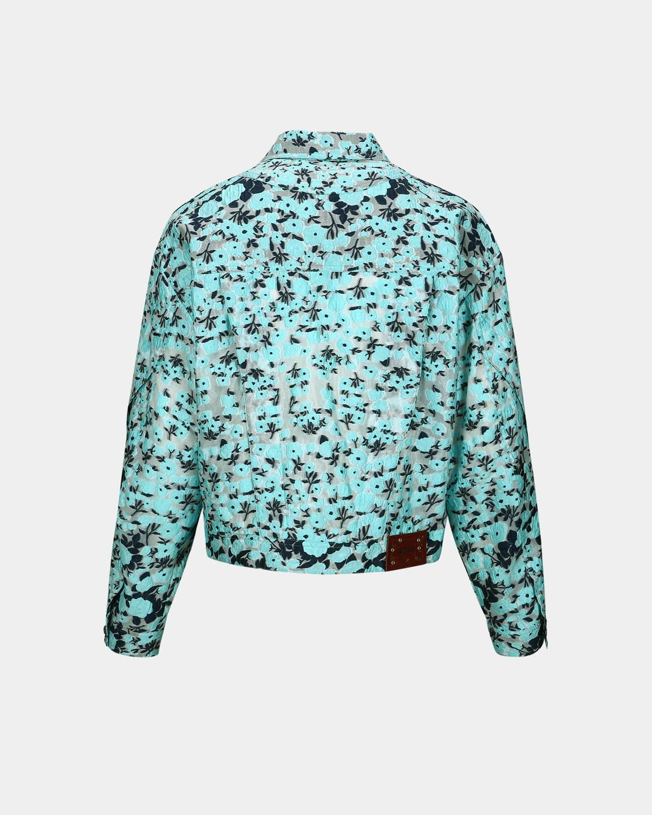 Andersson Bell FABRIAN FLOWER ZIP-UP JACKET awa587m(SKY BLUE)