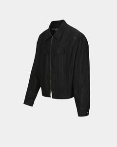 Andersson Bell FABRIAN SHEER ZIP-UP JACKET awa586m(BLACK)
